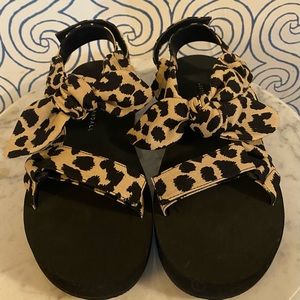 Loeffler Randall leopard sandles